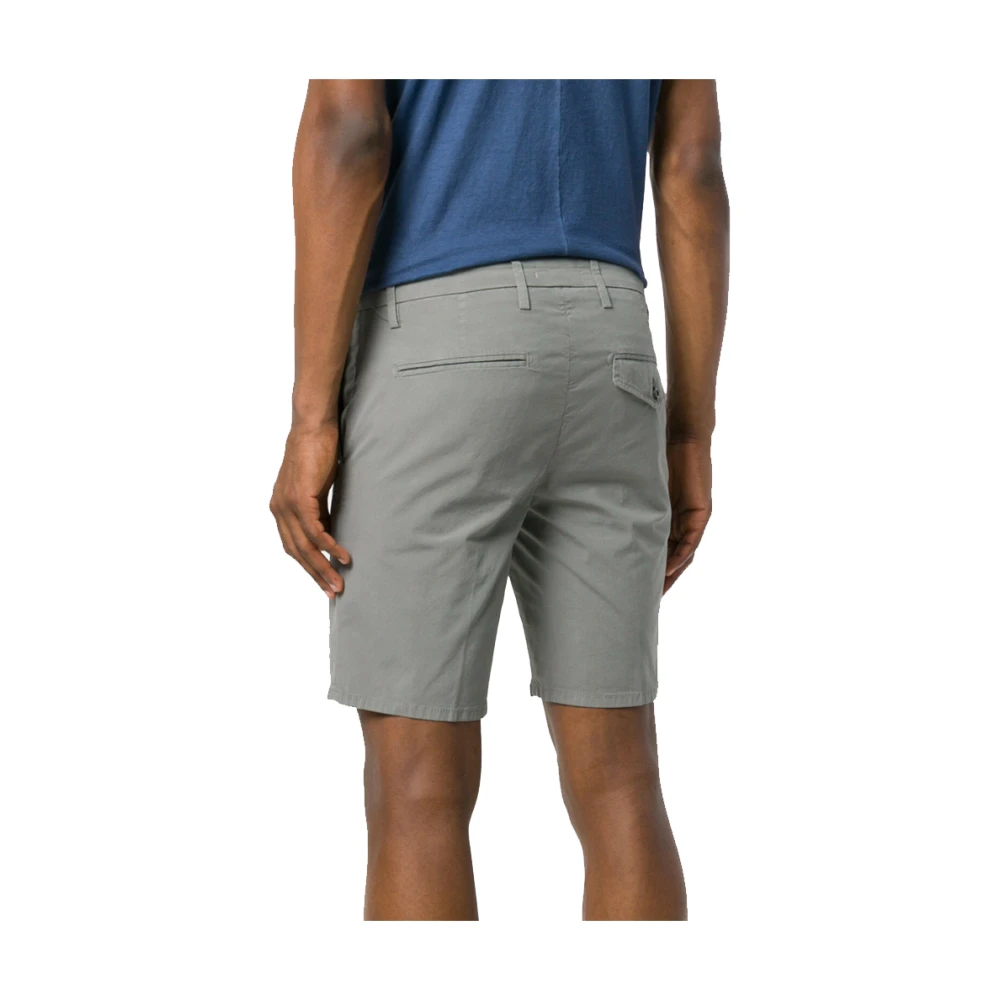 Dondup Slim Fit Bermuda Shorts Grijs Gray Heren