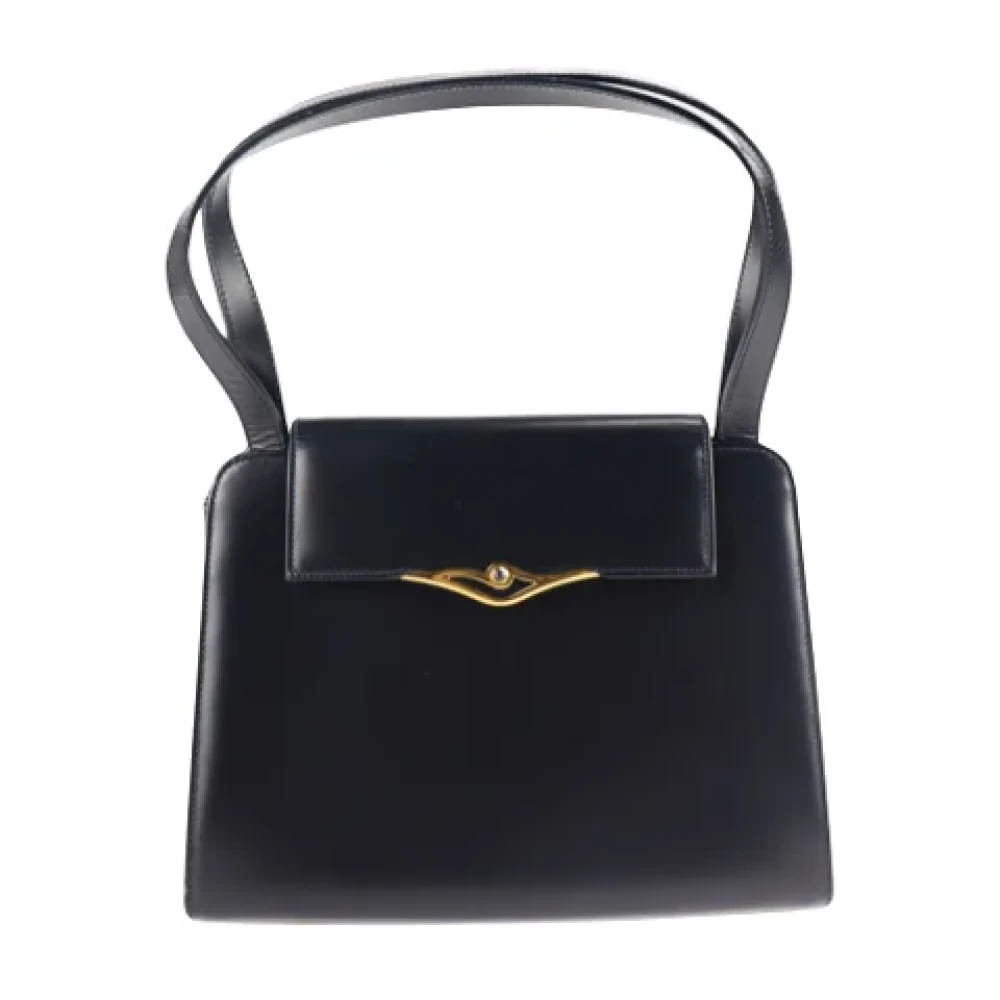 Cartier Vintage Pre-owned Leather shoulder-bags Black Dames