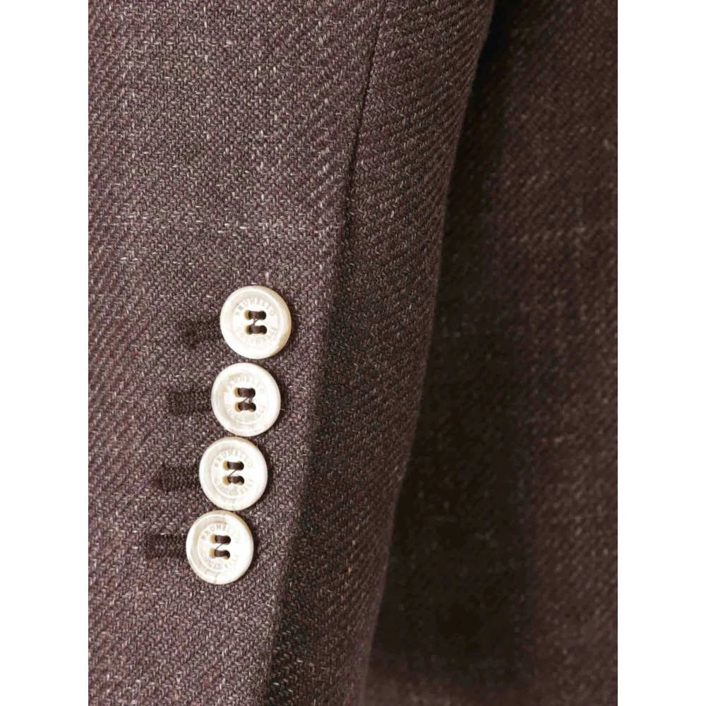 BRUNELLO CUCINELLI Bruine Jas voor Stijlvolle Outfits Brown Heren