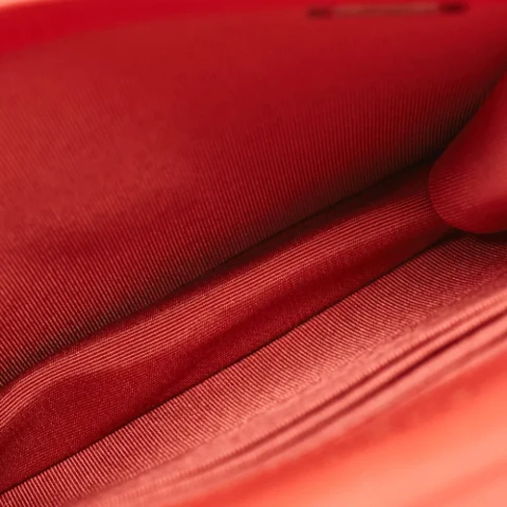 Chanel Vintage Pre-owned Leather clutches Red Dames