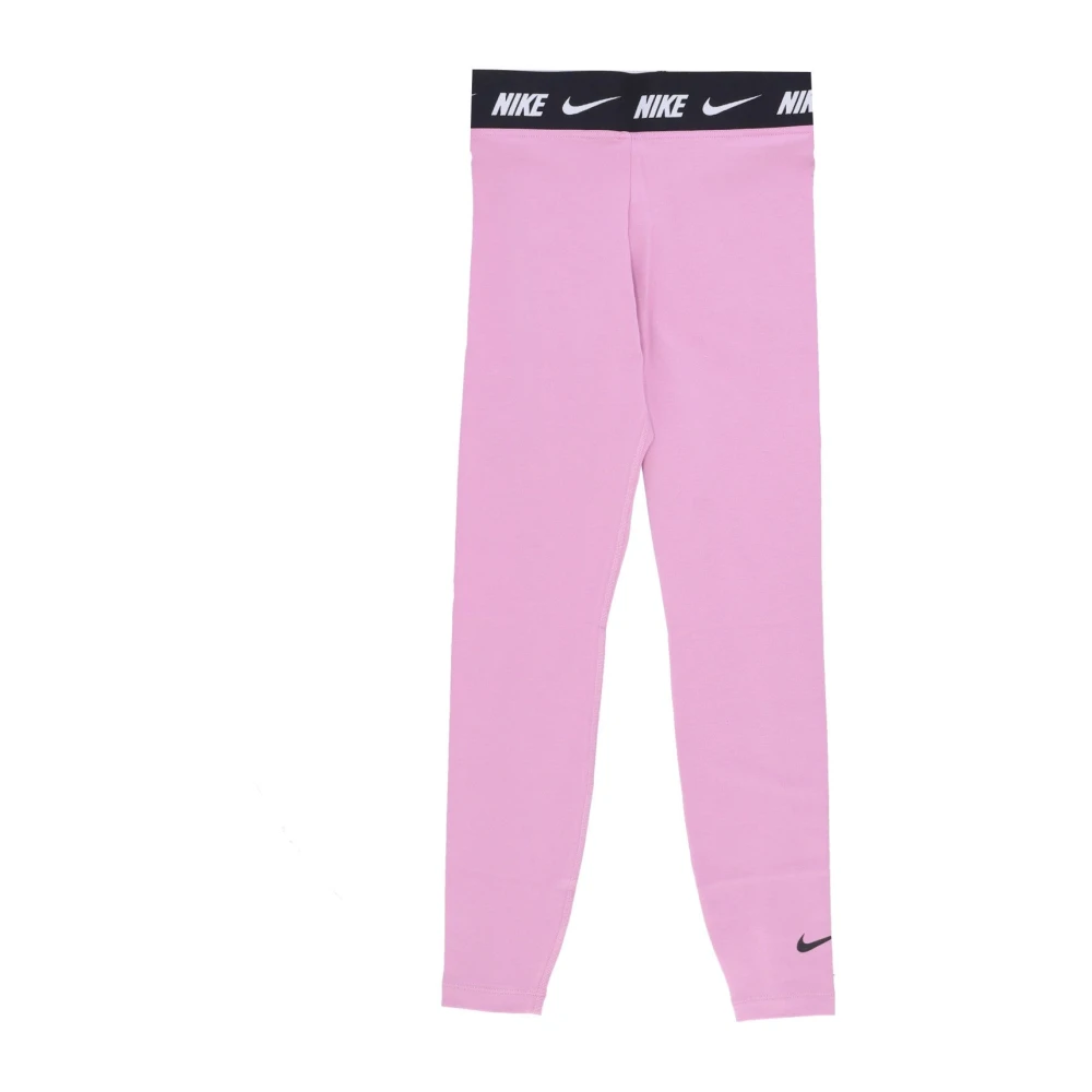 Nike Högmidjade Orchid/Svarta Leggings Sportkläder Pink, Dam