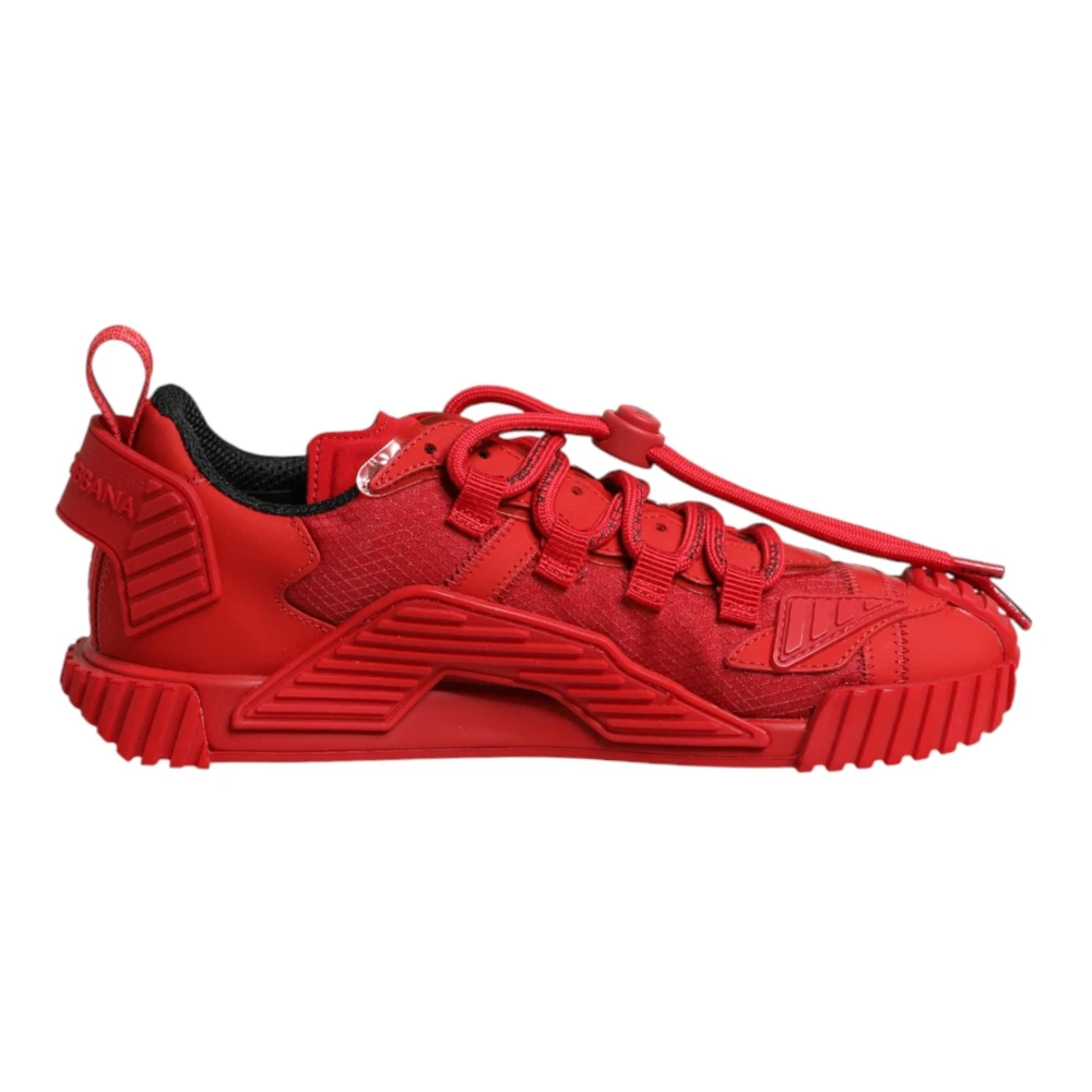 Dolce & Gabbana Women's Red Ns1 Low Top Sneakers