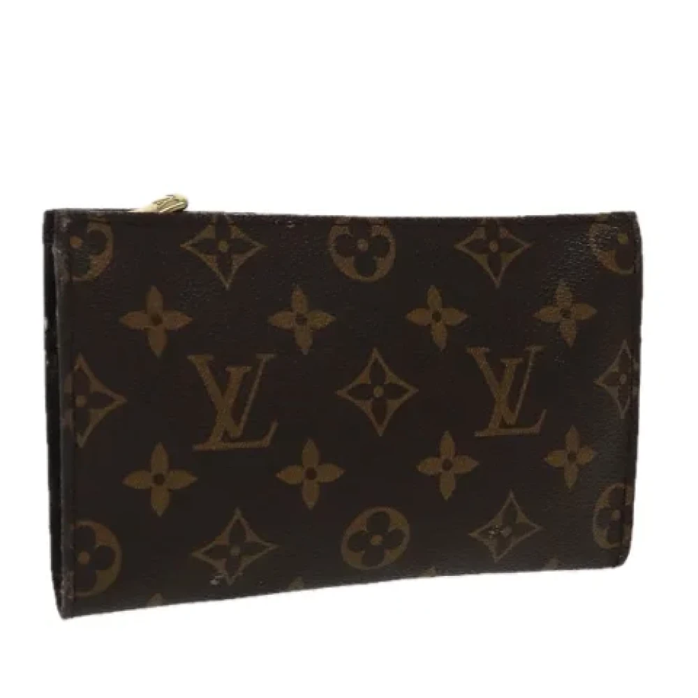 Louis Vuitton Vintage Pre-owned Canvas pouches Brown Dames