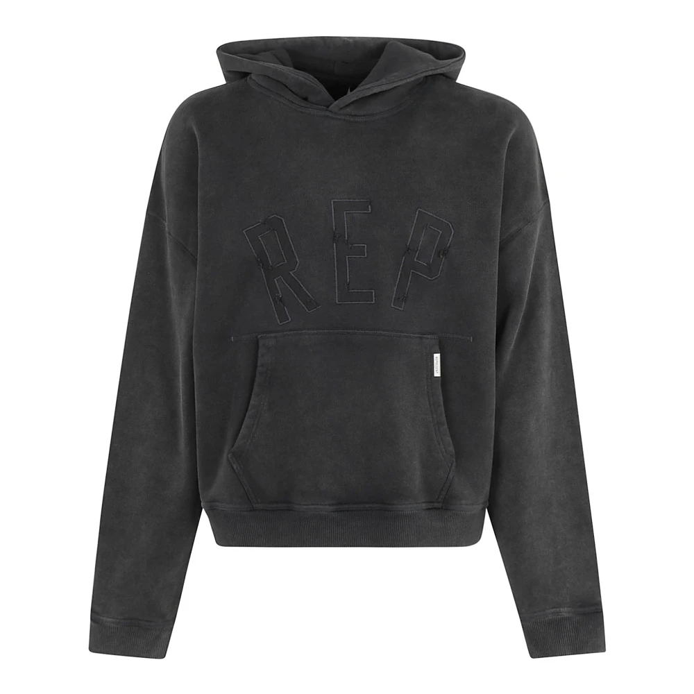Represent Vintage Zwarte Hooded Sweatshirt Black Heren