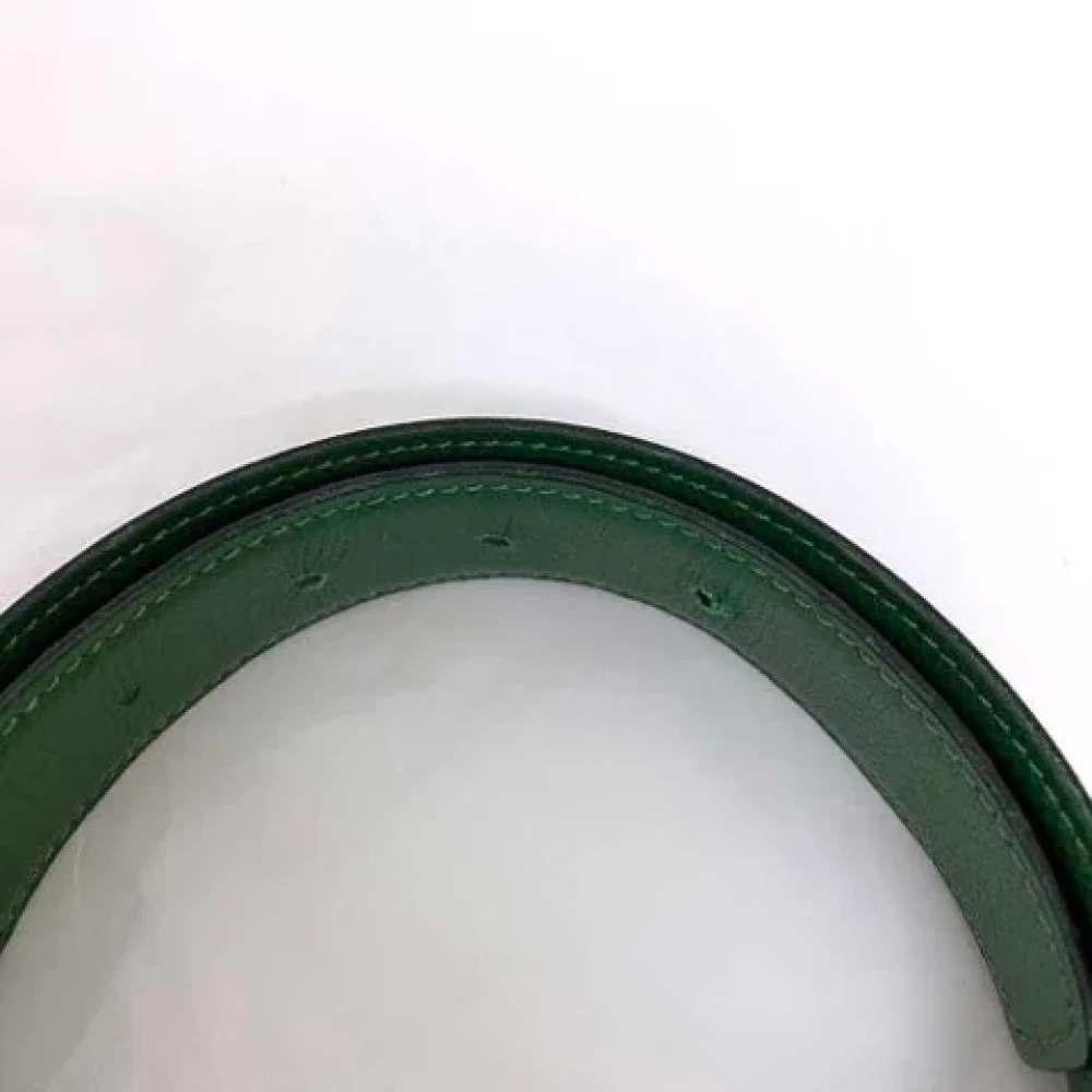 Hermès Vintage Pre-owned Leather belts Black Dames