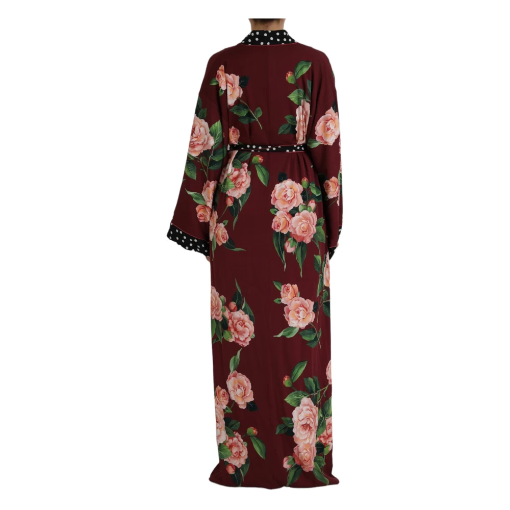Dolce & Gabbana Bloemen Maxi Kaftan Jurk Multicolor Dames