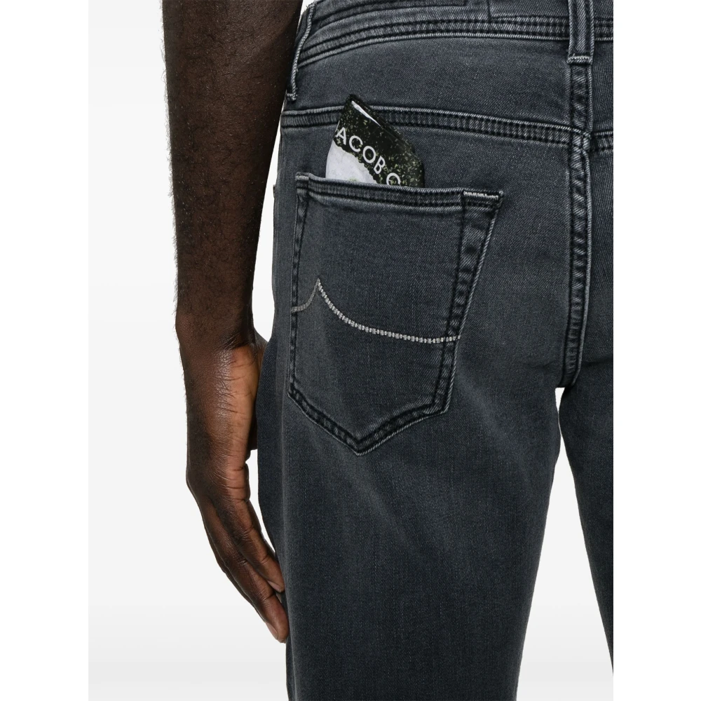 Jacob Cohën Bard Jeans met Japans Stof Gray Heren