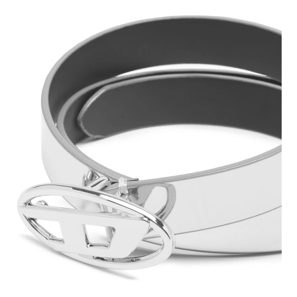 Diesel Metalen Riem voor dames White Dames
