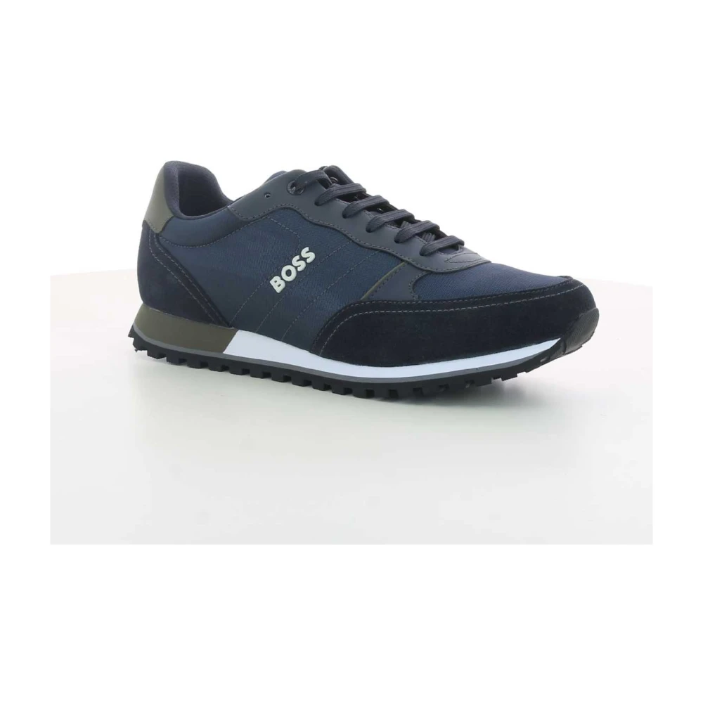 Hugo Boss Blauwe Parcour-L Runn Herenschoenen Blue Heren