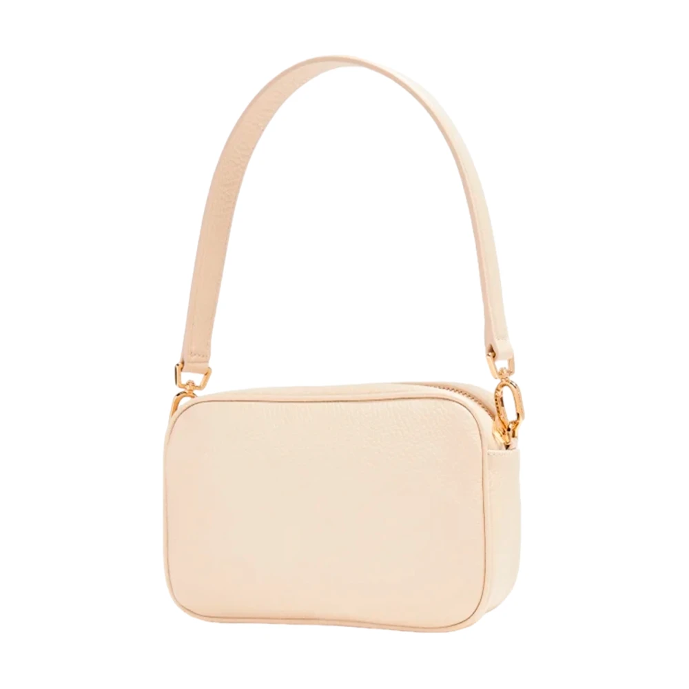 Anine Bing Gestileerde schoudertas met gouden details Beige Dames