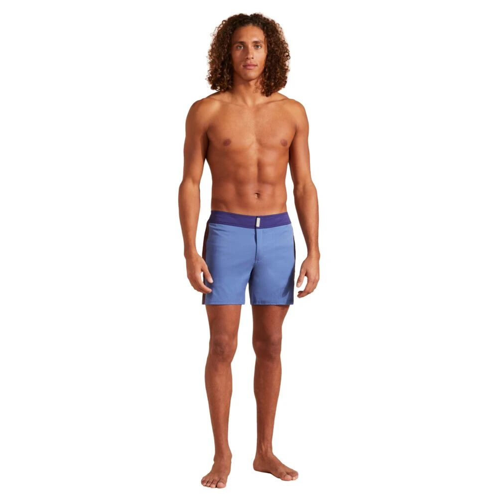 Vilebrequin Kleur blok zwemshorts voor heren Blue Heren