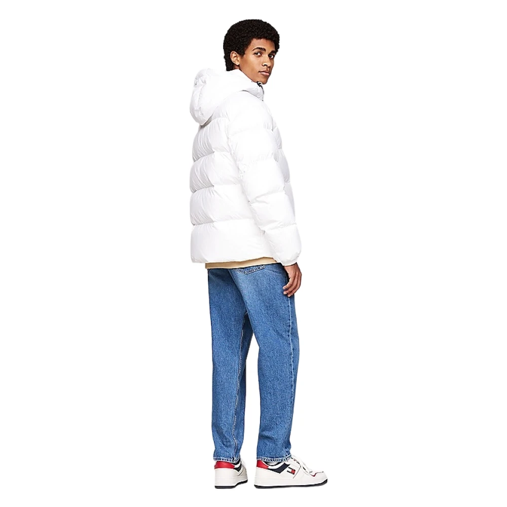 Tommy Jeans Donsjas White Heren