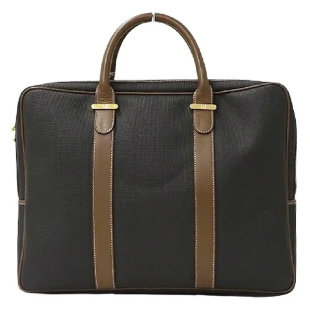 Dunhill Pre-owned Canvas briefcases Brown Dames