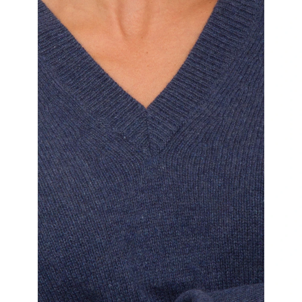ETRO Blauwe Gebreide Tops voor Vrouwen Blue Dames