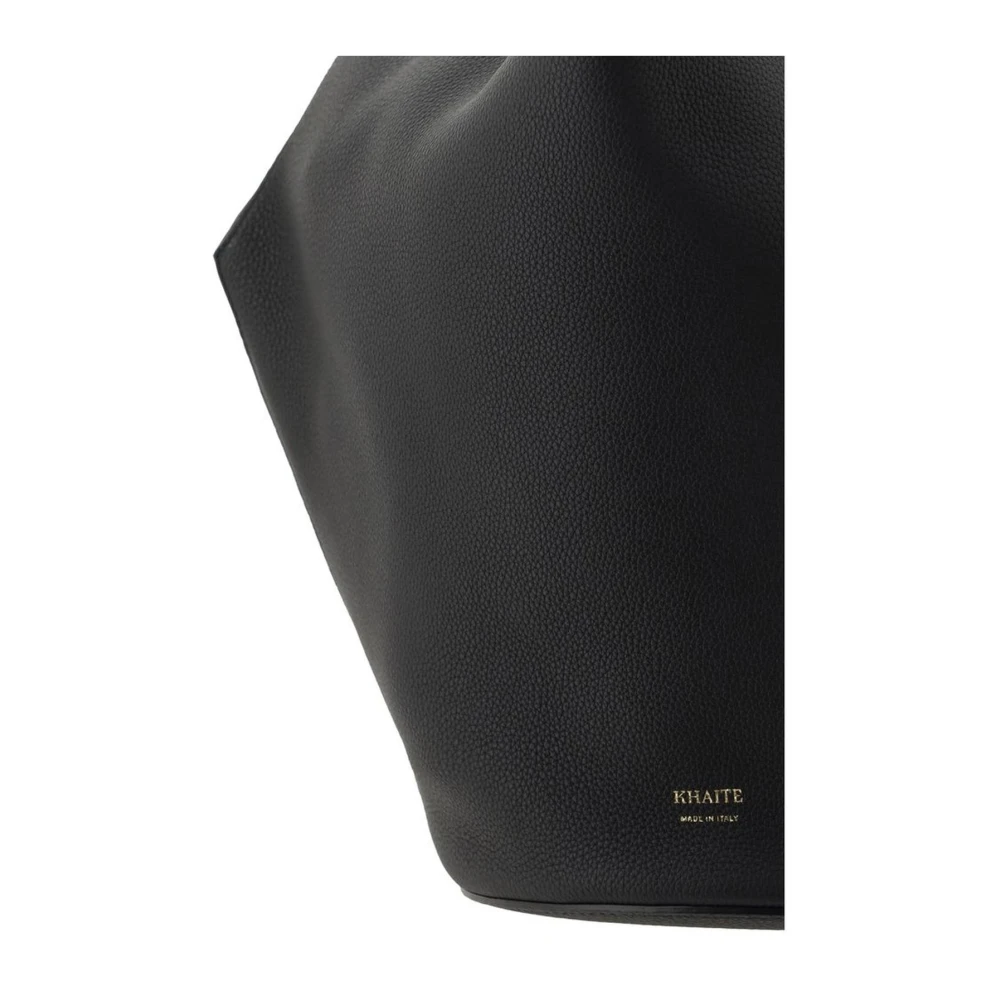 Khaite Geometrisch Leren Kleine Schoudertas Black Dames