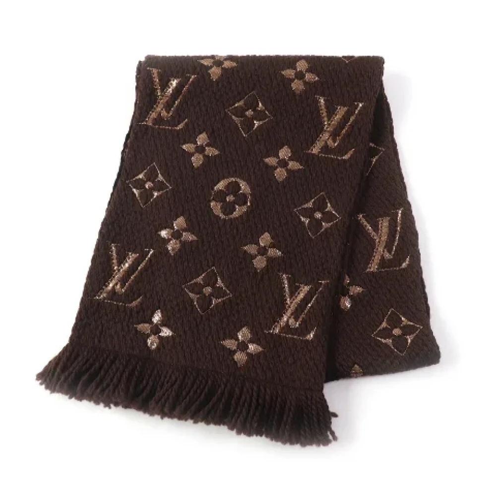 Louis Vuitton Vintage Pre-owned Fabric scarves Brown Dames