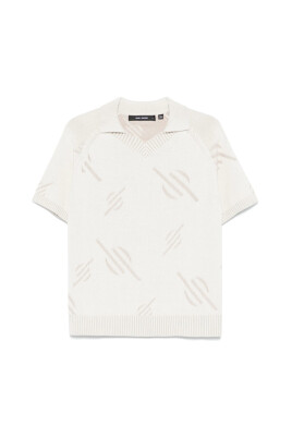 ecru-v-neck-polo-sweater