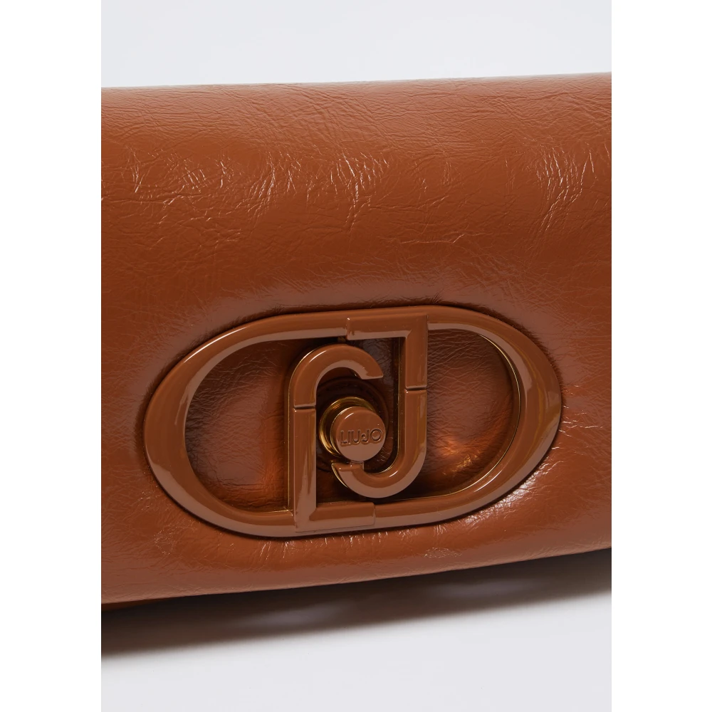 Liu Jo Stijlvolle Puffy Tas Brown Dames