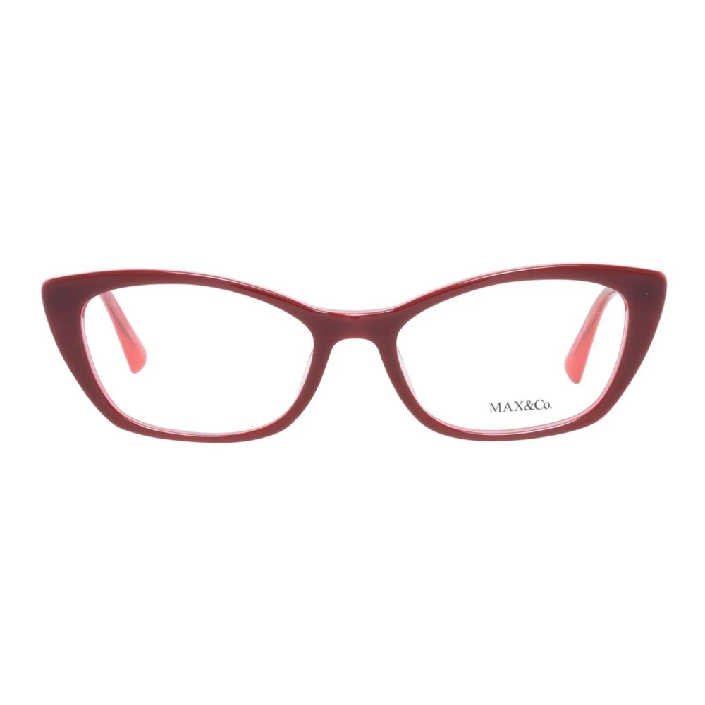 Max & Co Rode Cat Eye Optische Monturen Red Dames