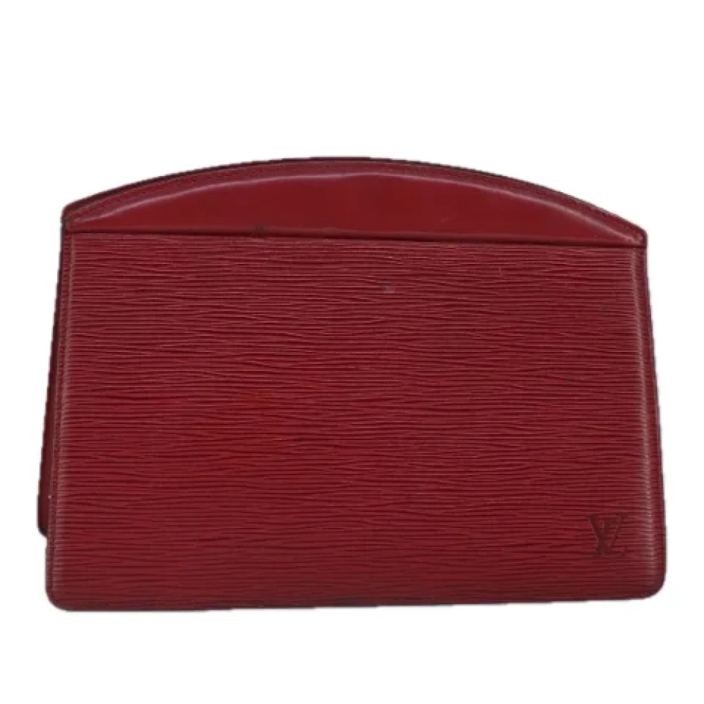 Louis Vuitton Vintage Pre-owned Leather clutches Red Dames