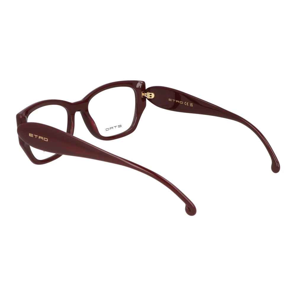 ETRO Stijlvolle onregelmatige bril Model 0058 Red Dames