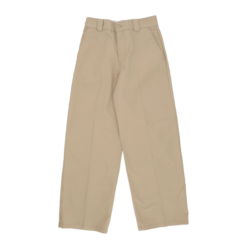 Carhartt Wip Women's Beige Craft Pant - Wide Trousers - W30 - Trousers