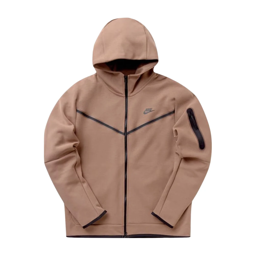 Nike Limited Edition Tech Fleece Hoodie Bruin Zwart Brown Heren