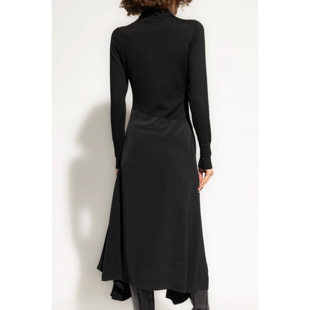 Victoria Beckham Jurk met kraag Black Dames
