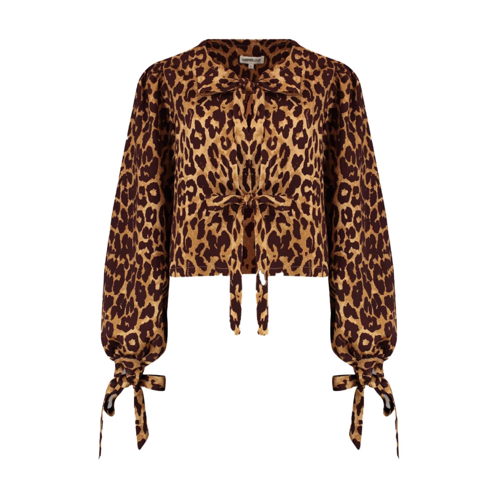 Harper & Yve Lange mouw blouse Josie-Ls Brown Dames