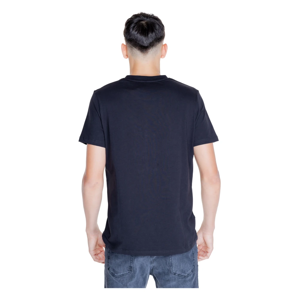 Peuterey Heren T-shirt Lente Zomer Collectie Black Heren