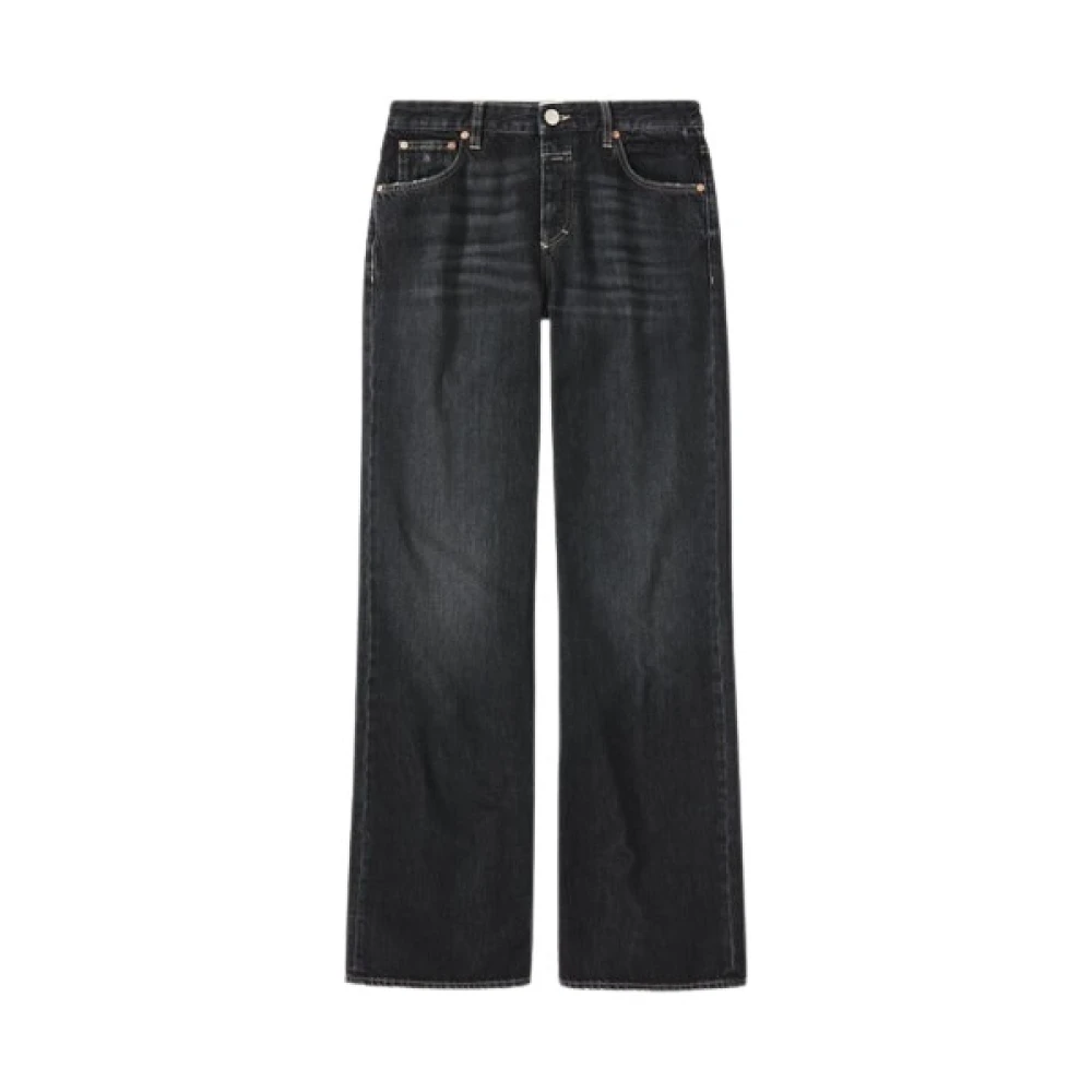 Closed Black Wide Jeans, Female, W31, Denim Flare Trousers
