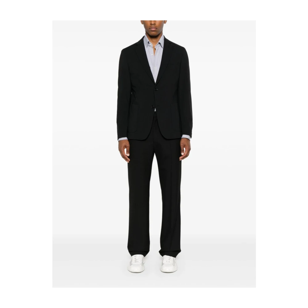 Hugo Boss Stretch Jersey Blazer Black Heren