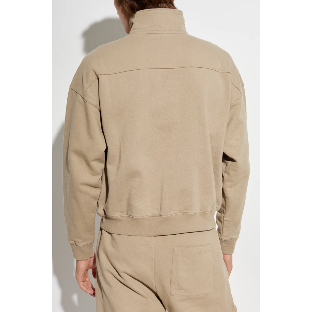 Sporty & Rich Sweatshirt uit de Athletic Club-collectie Brown Unisex