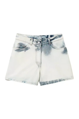 Superblekta denimshorts