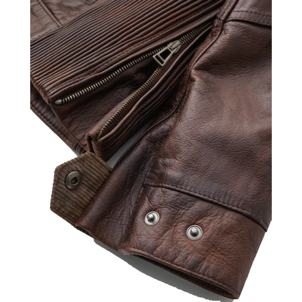 Belstaff Legacy Hand Waxed Leren Jas Brown Heren