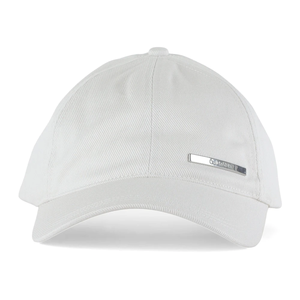 Calvin Klein Katoenen Logo Cap Verstelbare Band White Heren