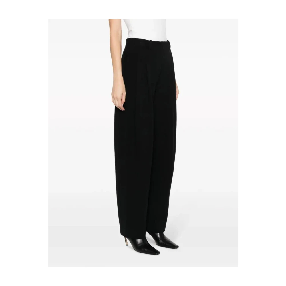 Emporio Armani Zwarte casual broek voor mannen Black Dames