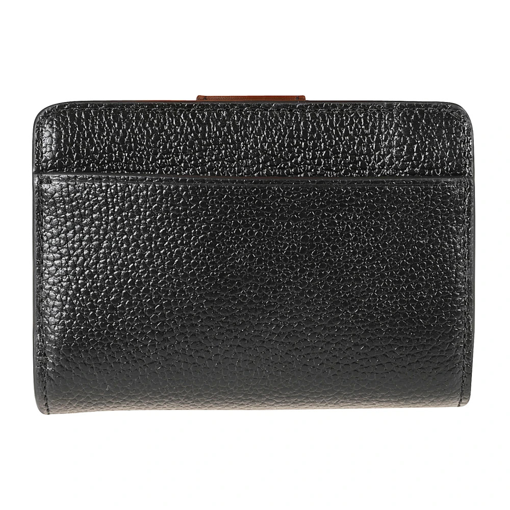 Michael Kors Zwarte Portemonnees met MK Charm Black Dames