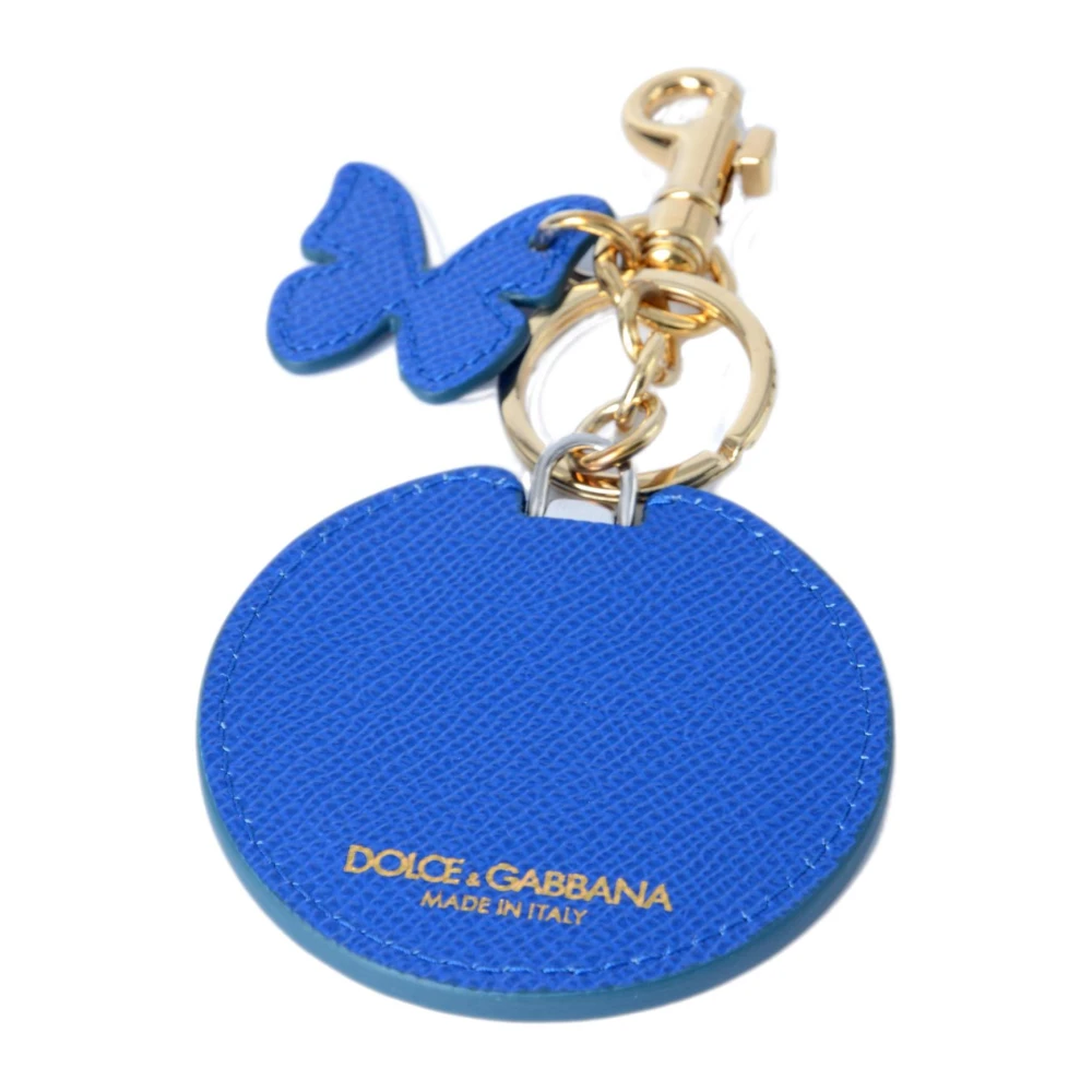 Dolce & Gabbana Vlinder Sleutelhanger voor Vrouwen Blue Dames