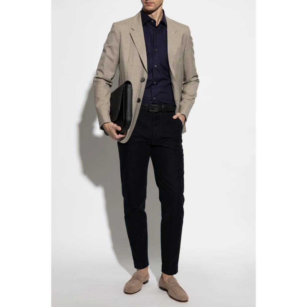 Tom Ford Broek met toelopende pijpen Blue Heren