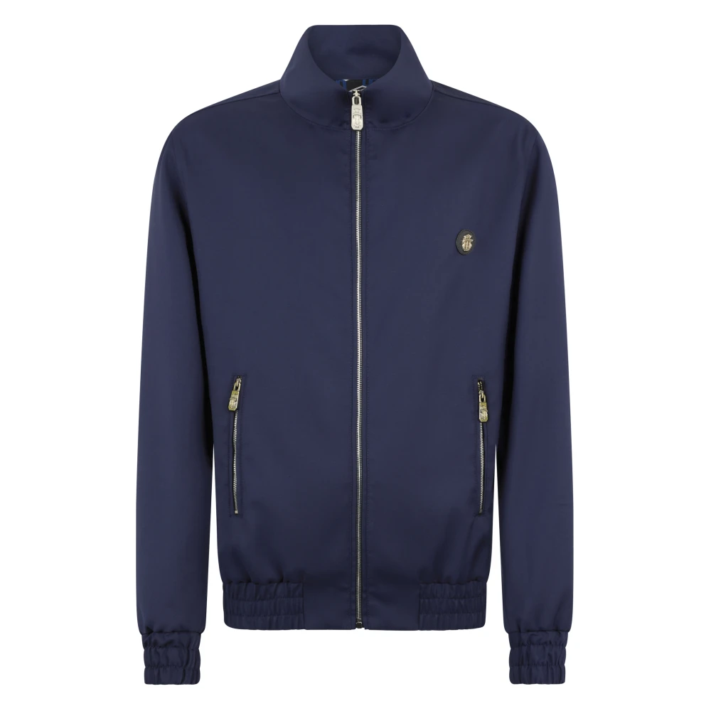 Billionaire Men's Blue Light Jackets, 2XL, Wool Tracksuit Jacket