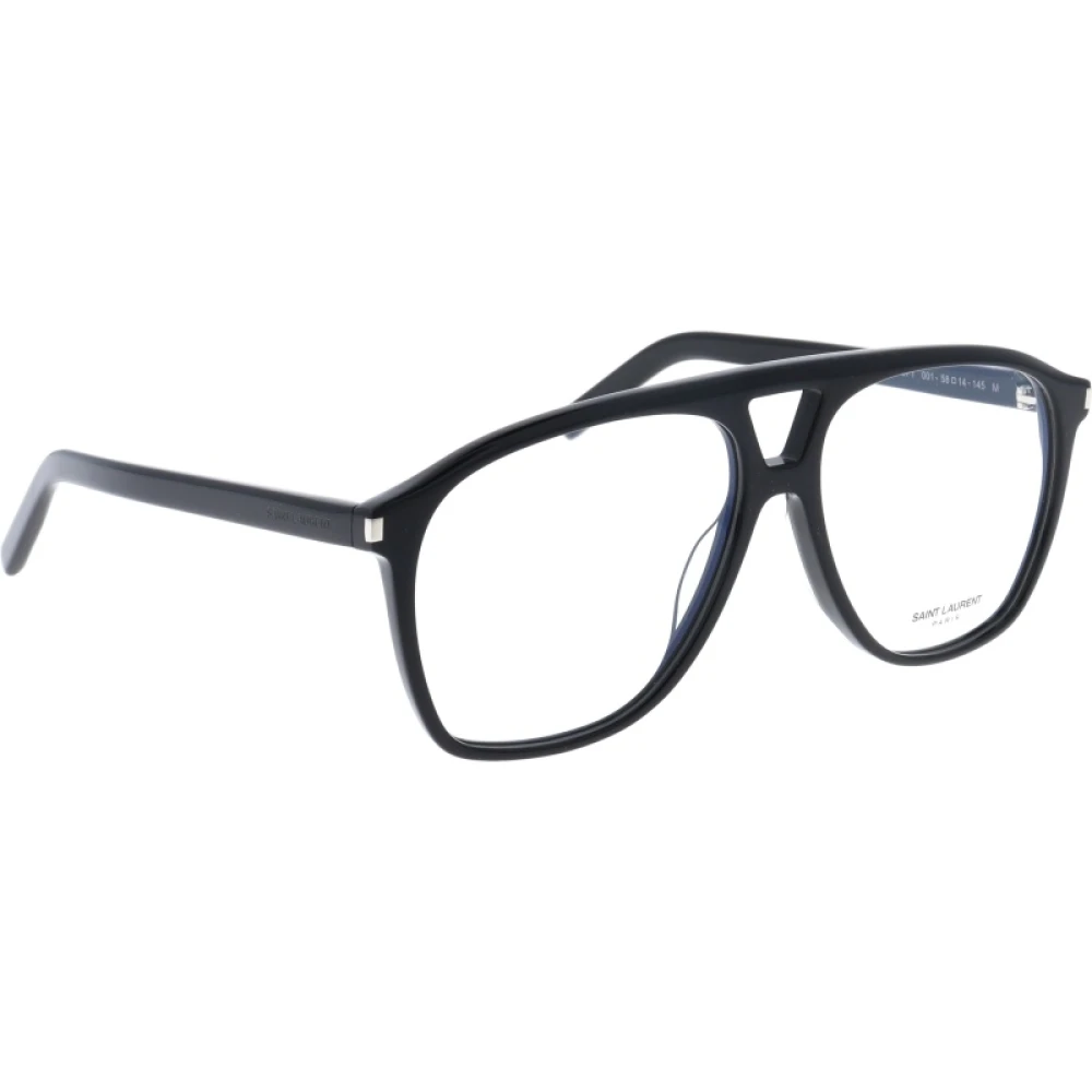 Saint Laurent Brillen op recept Black Heren