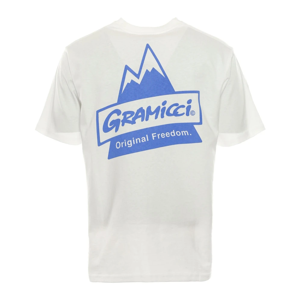 Gramicci Peak Tee Casual T-Shirt White Heren