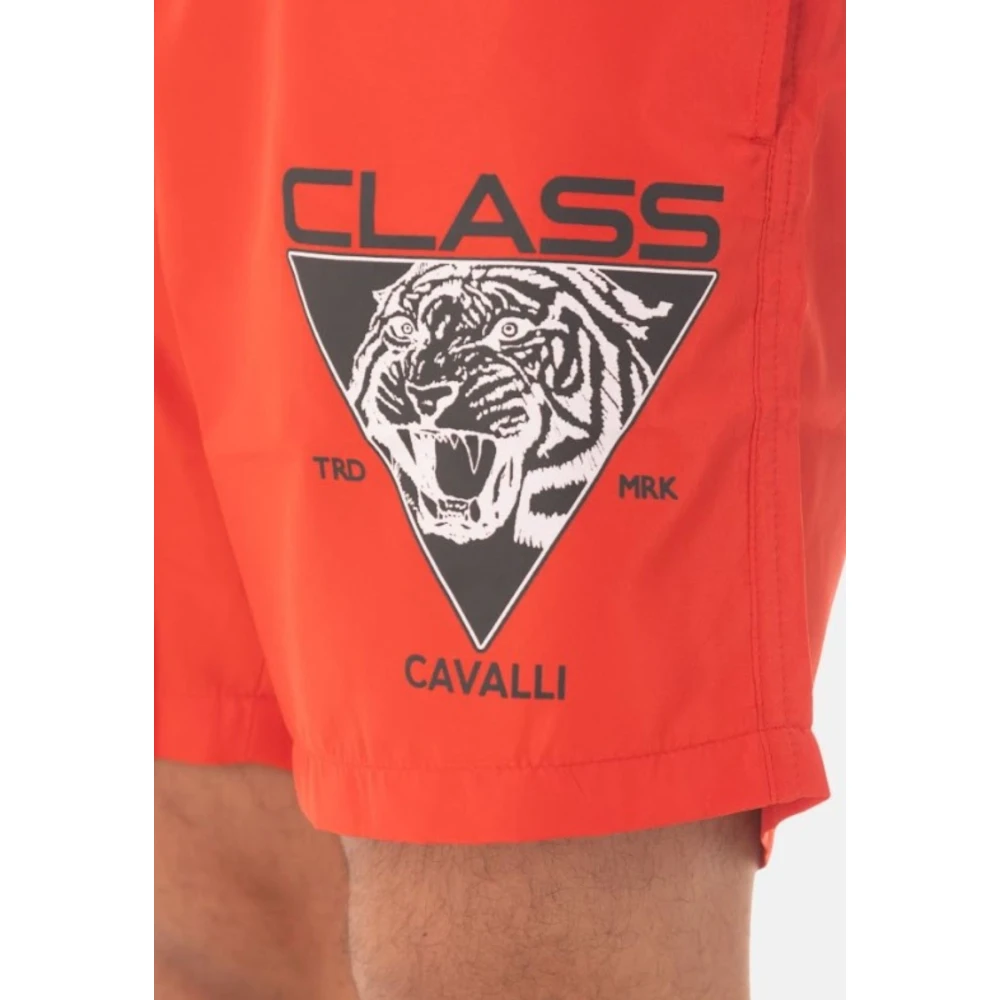 Just Cavalli Mannen Logo Kostuum Red Heren