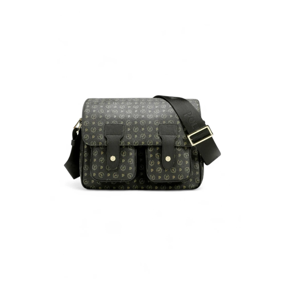 Pollini Women's Black Heritage Crossbody Bag - Cross Body Bags - One Size - Bags