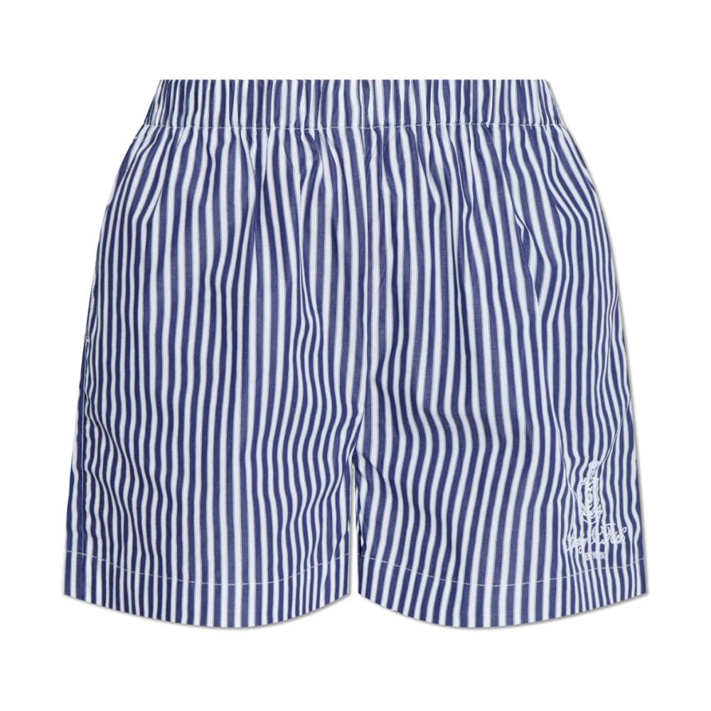 Sporty & Rich Shorts uit de New York-collectie Blue Dames