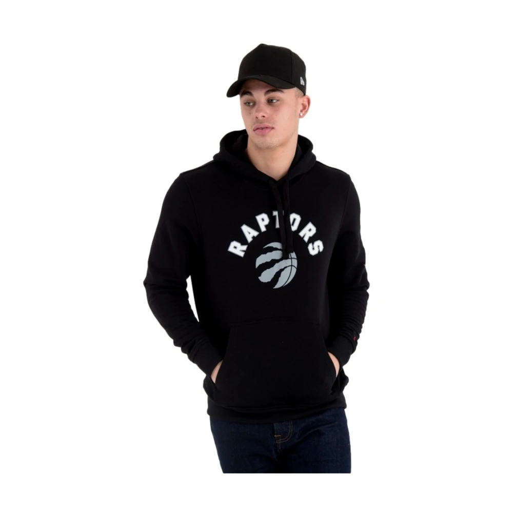 New era Raptors Team Logo Hoodie Black Heren