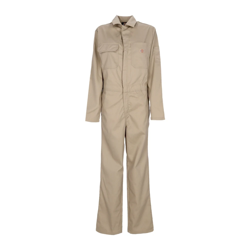 Dickies Woestijnzand Jumpsuit met Ritssluiting Beige Heren