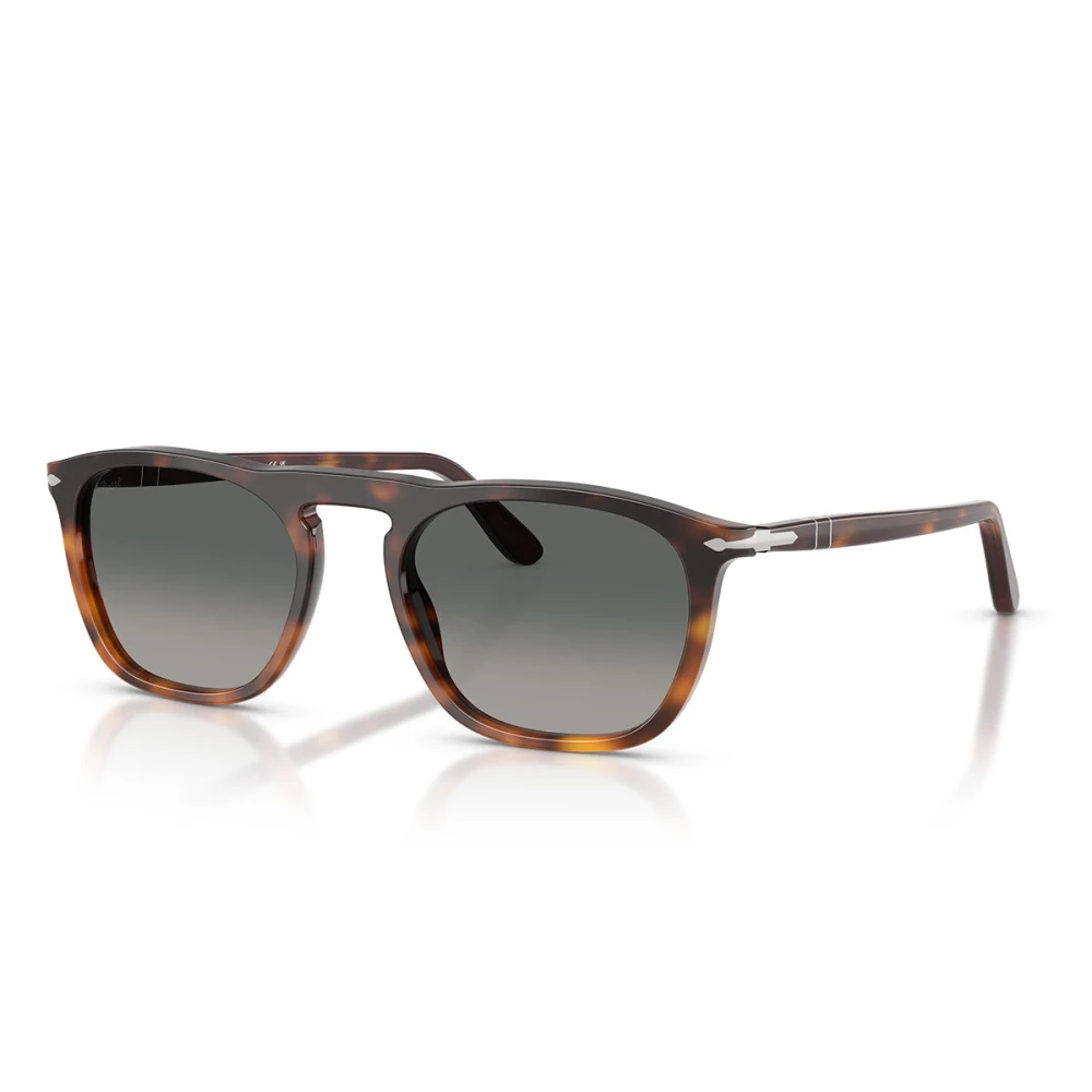 Persol Brown Square Acetate Sunglasses - Unisex - Sunglasses - 55 Mm - Accessories