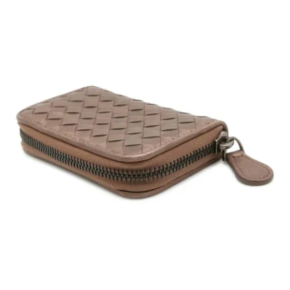 Bottega Veneta Vintage Pre-owned Leather wallets Brown Heren